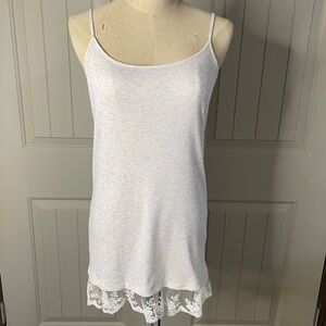 Cream Cami with lace